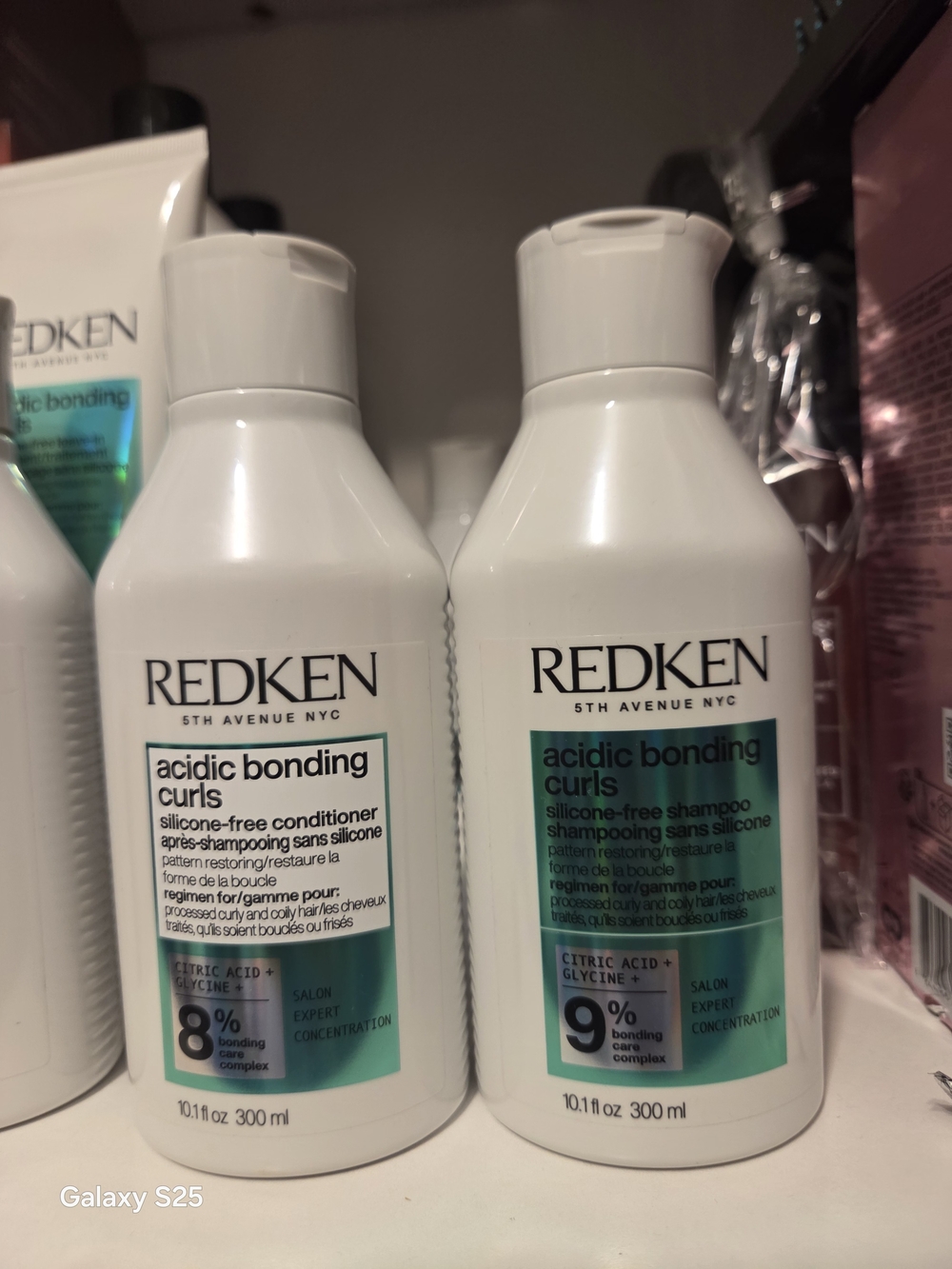 Redken Acidic Bonding Curls Shampoo & Conditioner - 85-90% full